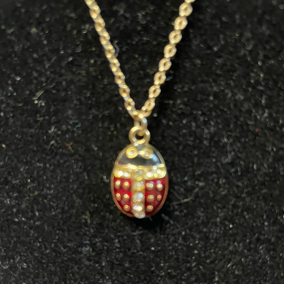 Lucky Lady Bug Necklace - Picture 3 of 3